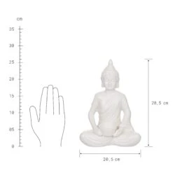 BUDDHADeko Statue Mit Teelichhalter Höhe 29cm -Bestes Möbelhaus Geschäft 10227827 2