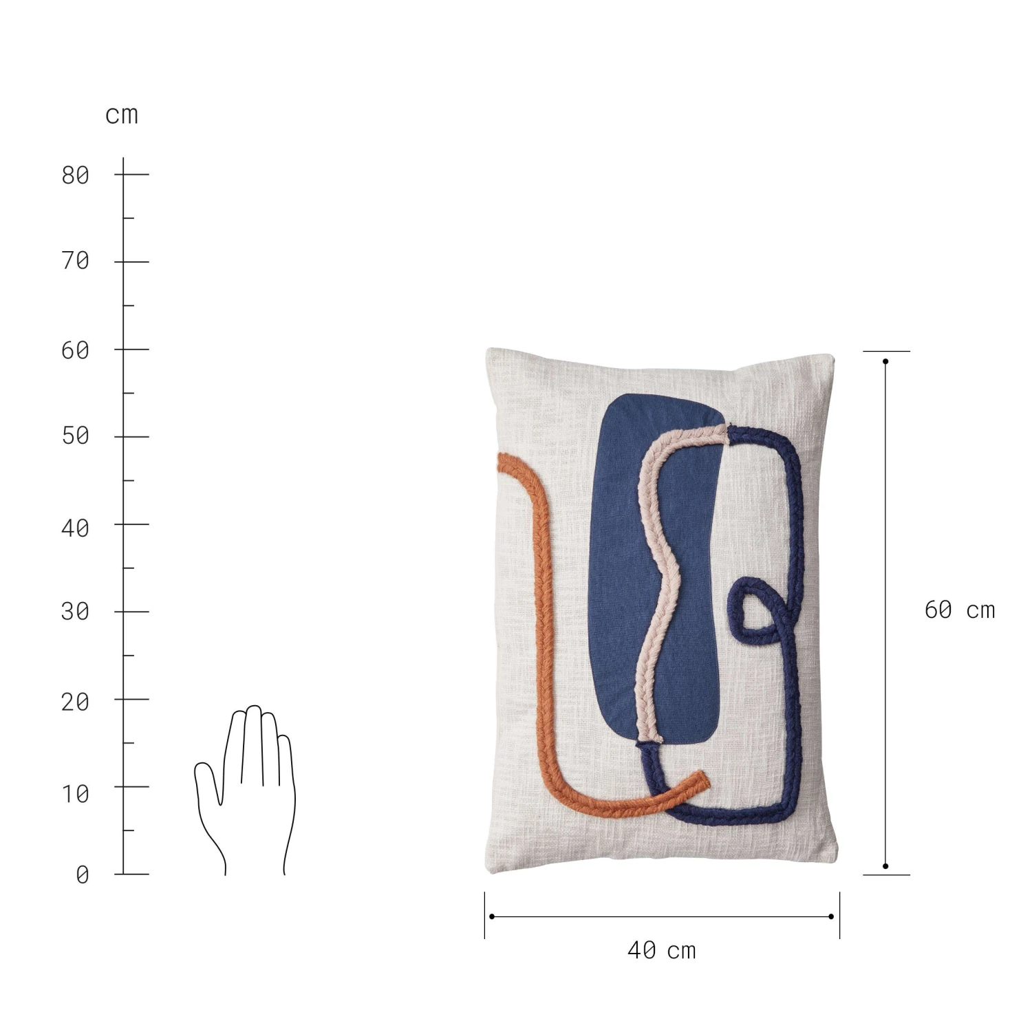 ABSTRACT Kissen L 40 X B 60cm 3 ABSTRACT Kissen L 40 X B 60cm – Bild 3