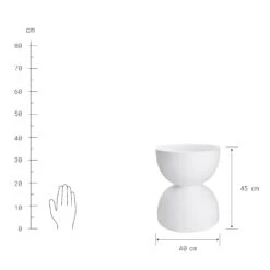 ARTISTABeistelltisch/Hocker Rund -Bestes Möbelhaus Geschäft 10228053 3