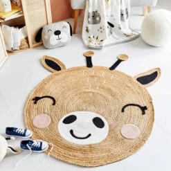 TINY TOWNHanf-Teppich Giraffe Ø110cm -Bestes Möbelhaus Geschäft 10228213 7