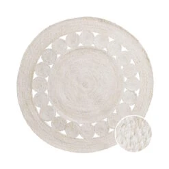 ALL NATUREHanf-Teppich Ø110cm