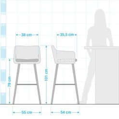 NICHOLAS Barstuhl 2er-Set 39 NICHOLAS Barstuhl 2er-Set -Bestes Möbelhaus Geschäft 71000148 9