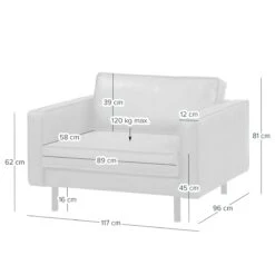 FORT DODGE Sessel -Bestes Möbelhaus Geschäft 71000187 7