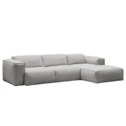 HUDSON Ecksofa 3-Sitzer Mit Longchair Davorstehend Rechts