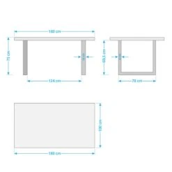 MAR DEL PLATAWOOD Esstisch -Bestes Möbelhaus Geschäft 71000208 12