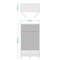 GJORA Drehtürenschrank -Bestes Möbelhaus Geschäft 71000321 18