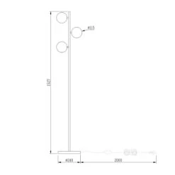 KJUL Stehleuchte 3-flammig -Bestes Möbelhaus Geschäft 71000457 8