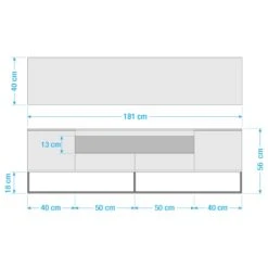 NOZZA TV-Lowboard -Bestes Möbelhaus Geschäft 71000553 13