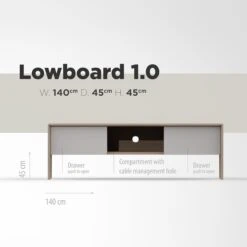 MAAYKA TV-Lowboard -Bestes Möbelhaus Geschäft 71000765 19