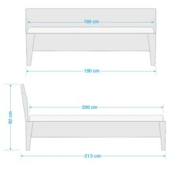 LAYAWOOD Massivholzbett -Bestes Möbelhaus Geschäft 71000890 7