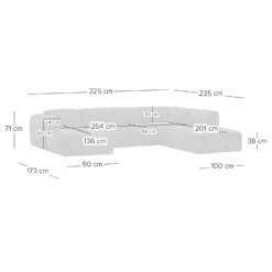 HUDSON Wohnlandschaft Mit Longchair Davorstehend Links / Ottomane Rechts 24 HUDSON Wohnlandschaft Mit Longchair Davorstehend Links / Ottomane Rechts -Bestes Möbelhaus Geschäft 71000943 7