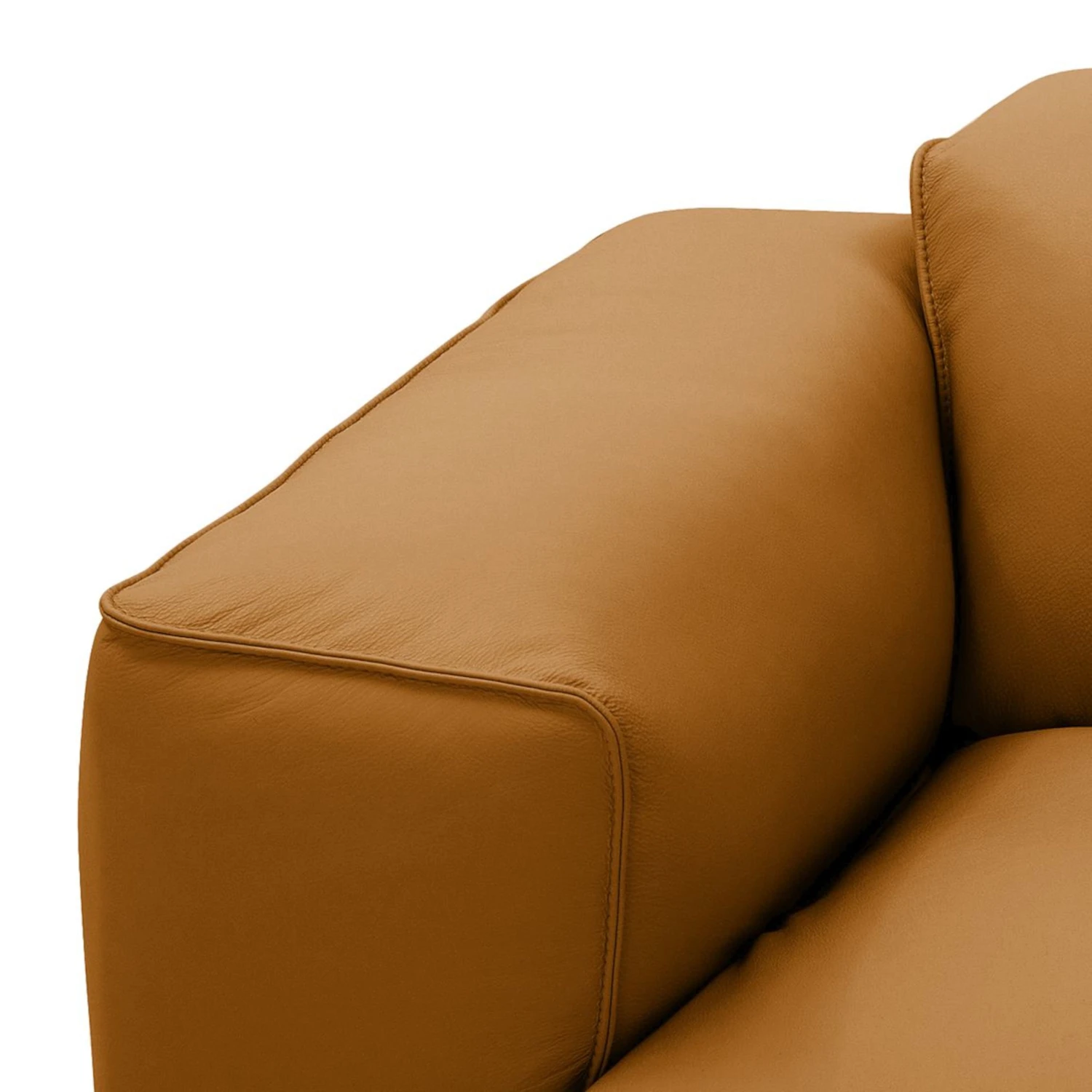 HUDSON Wohnlandschaft Mit Longchair Davorstehend Links / Ottomane Rechts Echtleder 7 HUDSON Wohnlandschaft Mit Longchair Davorstehend Links / Ottomane Rechts Echtleder – Bild 7