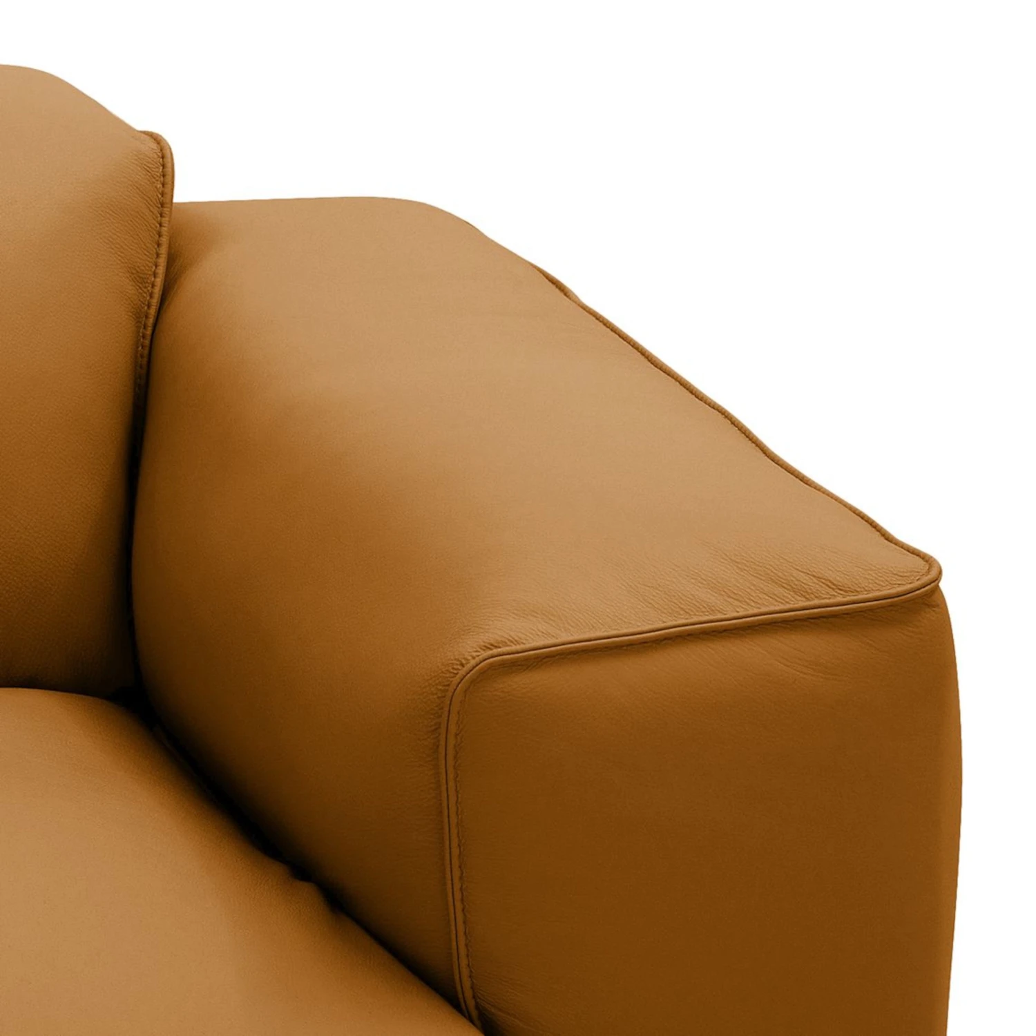 HUDSON Wohnlandschaft Mit Longchair Davorstehend Rechts / Ottomane Links Echtleder 7 HUDSON Wohnlandschaft Mit Longchair Davorstehend Rechts / Ottomane Links Echtleder – Bild 7