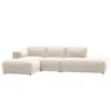 HUDSON Ecksofa Mit Chaiselongue Davorstehend Links