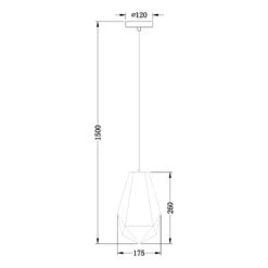 ANHOLT Pendelleuchte 1-flammig -Bestes Möbelhaus Geschäft 71001108 9