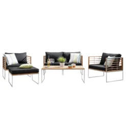 TEAKLINE Lounge-Set 6-tlg. -Bestes Möbelhaus Geschäft 71001118