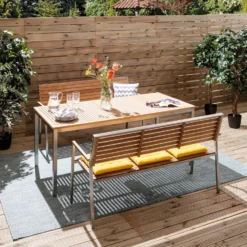 TEAKLINE Gartentisch -Bestes Möbelhaus Geschäft 71001404 12