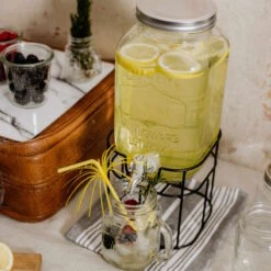 REFRESH 6x Trinkgläser Mason Mit Deckel 450ml -Bestes Möbelhaus Geschäft BUN00097 6