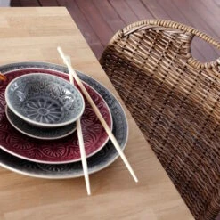 SUMATRA 4x Teller Ø25cm -Bestes Möbelhaus Geschäft BUN00694 3