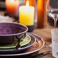 SUMATRA 4x Teller Ø25cm -Bestes Möbelhaus Geschäft BUN00695 3