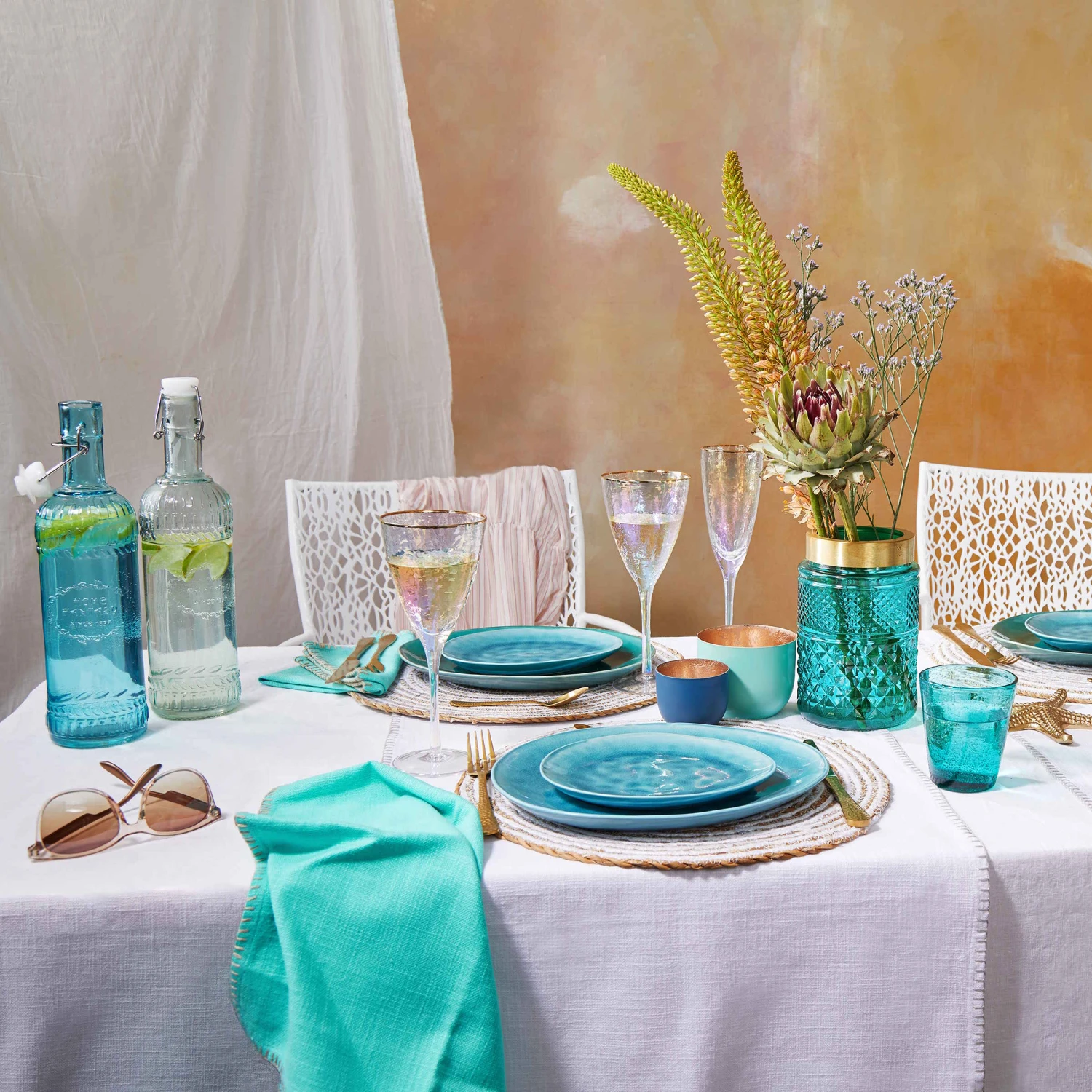 SMERALDA 6x Sektgläser Mit Goldrand 250ml 4 SMERALDA 6x Sektgläser Mit Goldrand 250ml – Bild 4