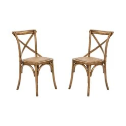 CROSS COUNTRY Stuhl 2er-Set Natur