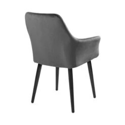 VELVET Stuhl Samt 2er-Set Grau -Bestes Möbelhaus Geschäft BUN01301 2