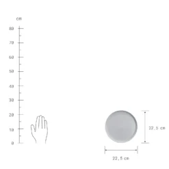 CASA NOVA 4x Frühstücksteller Ø23cm -Bestes Möbelhaus Geschäft BUN01574 4