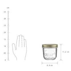 MASON'S 6x Aufbewahrungsgläser 220ml -Bestes Möbelhaus Geschäft BUN01626 3