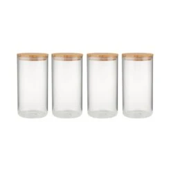 WOODLOCK 4x Vorratsgläser 1750ml