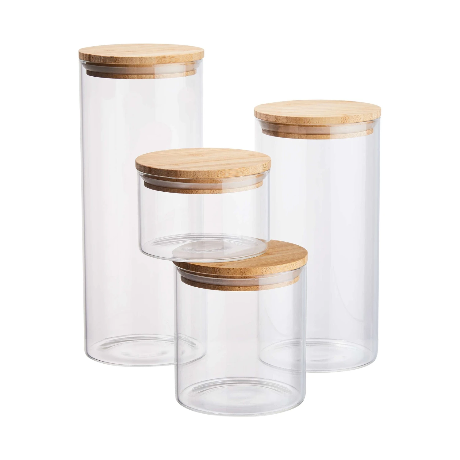 WOODLOCK Vorratsglas-Set 4-tlg. 1 WOODLOCK Vorratsglas-Set 4-tlg.