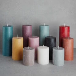 RUSTIC 6x Stumpenkerze Höhe 9cm 33 RUSTIC 6x Stumpenkerze Höhe 9cm -Bestes Möbelhaus Geschäft BUN01736 1