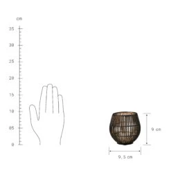 YOKO Teelichthalter-Set 2-tlg. -Bestes Möbelhaus Geschäft BUN01805 6