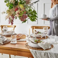 MODERN TIMES 6x Rotweingläser Mit Rillen 550ml -Bestes Möbelhaus Geschäft BUN01837 5