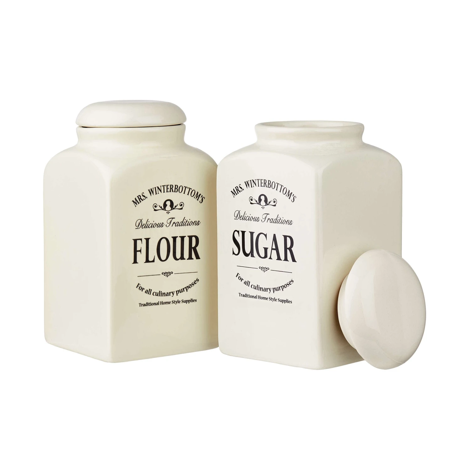 MRS. WINTERBOTTOM'S Mehl- & Zuckerdose 7 MRS. WINTERBOTTOM'S Mehl- & Zuckerdose – Bild 7