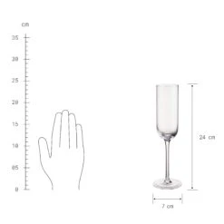 BARON 4x Sektgläser Mit Rillen 200ml 9 BARON 4x Sektgläser Mit Rillen 200ml -Bestes Möbelhaus Geschäft BUN02073 3